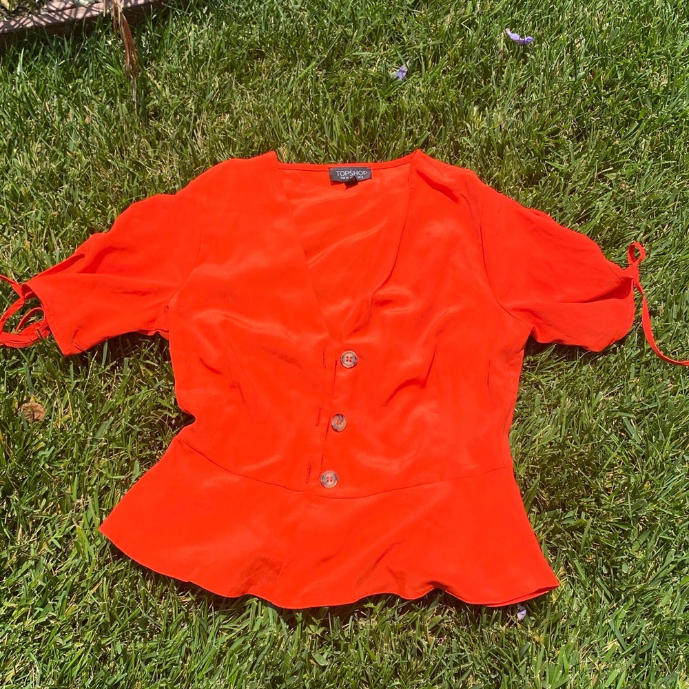 top shop button up top